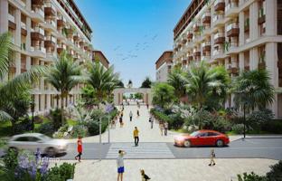 Новая квартира-студия с видом на бассейн в Marina Bay, элитный курорт Sea Breeze, Баку, Азербайджан за $96 000
