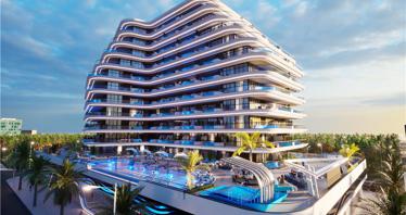 Новая резиденция Samana Portofino с бассейнами и зоной отдыха, Dubai Production City, Дубай, ОАЭ