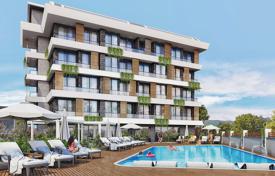 Новый пентхаус с балконом и террасой в охраняемой резиденции с бассейном и джакузи, Оба, Турция за 140 000 €