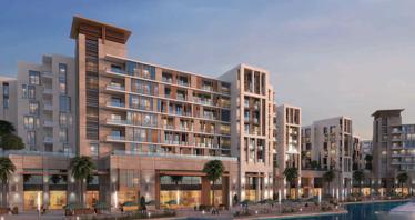 Новая малоэтажная резиденция Wharf Tower с бассейном, садом и круглосуточной охраной рядом со станцией метро, Jaddaf Waterfront, Дубай, ОАЭ