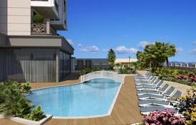Различные апартаменты в новой резиденции с бассейном и парковкой, в 400 метрах от пляжа, Аланья, Турция за $286 000
