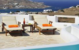 Белоснежная вилла в кикладском стиле на Миконосе, Эгейские острова, Греция за 5 900 € в неделю