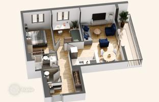 2-комнатная квартира 61 м² в городе Тиват за 255 000 €