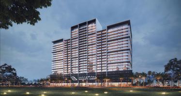 Новая резиденция Amber с бассейном рядом со всей необходимой инфраструктурой, JVC, Дубай, ОАЭ