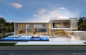 Просторная вилла с бассейном, патио, летней кухней, гаражом и террасой, Майами-Бич, США за $12 450 000