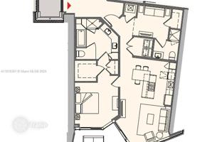 1-комнатная квартира в кондо 120 м² в Майами за $800 000