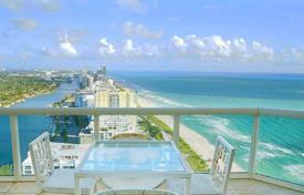 Светлая квартира с видом на океан в резиденции на первой линии от пляжа, Майами-Бич, Майами, США за $1 221 000