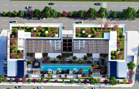 Квартира 1+0, 1+1 в строящемся комплексе концепции отеля 5*, 600 метров от моря, город Мерсин, Эрдемли за $42 000