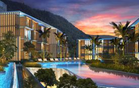 Элитная студия с террасой и видом на море в комфортабельном жилом комплексе с бассейном, недалеко от пляжа, Камала, Таиланд за $150 000