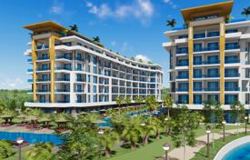 Просторные апартаменты с балконами в большой резиденции с отелем, аквапарками и луна-парком, Аланья, Турция за $180 000
