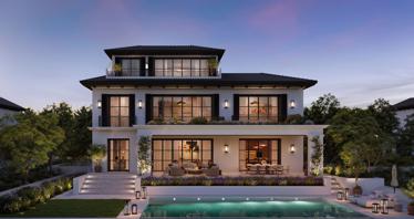 3 новые виллы в ЖК Hudayriyat Golf Estates в Абу-Даби