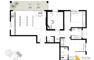 4-комнатная квартира 105 м² в Тель-Авиве за $2 035 000