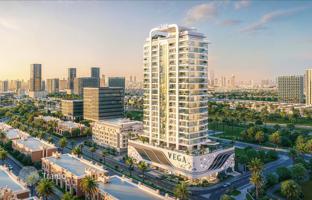 Новый комплекс меблированных апартаментов Vega с бассейнами и террасами, Dubai Sports City, Дубай, ОАЭ за От $243 000