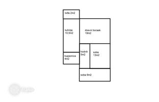 3-комнатная квартира 62 м² в Сплите за 388 000 €