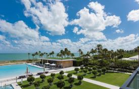 Стильные апартаменты с видом на океан в резиденции на первой линии от пляжа, Ки Бискейн, Флорида, США за $4 790 000