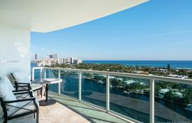 Комфортабельные апартаменты с видом на океан в резиденции на первой линии от пляжа, Авентура, Флорида, США за $1 300 000