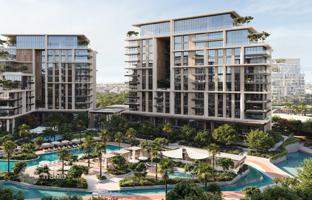 Новый проект City Walk Crestlane 4|5 с бассейнами, лужайками и водными украшениями, Al Wasl, Дубай, ОАЭ за От $735 000