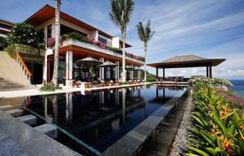 Элитная вилла с террасой, бассейном, видом на море и просторным участком в комфортабельной резиденции, недалеко от пляжа, Камала, Таиланд за $4 550 000