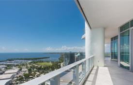 Элитный дуплекс-пентхаус с видом на бухту в резиденции на первой линии от пляжа, Майами, Флорида, США за 7 157 000 €