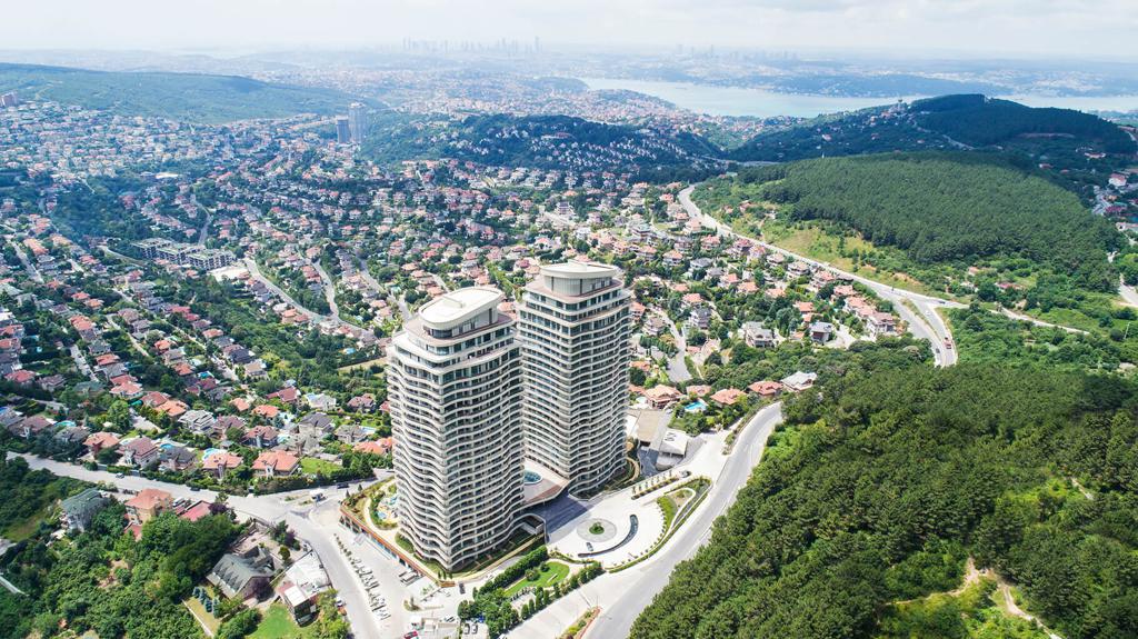 Жилой комплекс Жилой комплекс с видом на город, лес, Босфор и море, Бейкоз, Стамбул, Турция