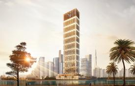Новая высотная резиденция One by Binghatti с бассейнами и теннисным кортом в центральном районе Business Bay, Дубай, ОАЭ за От $575 000