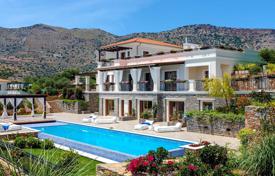 Вилла с бассейном, джакузи и видом на море в резиденции с собственным пляжем и теннисным кортом, Крит, Греция за 38 000 € в неделю
