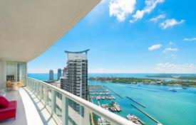 Стильные апартаменты с видом на бухту в резиденции на первой линии от пляжа, Майами-Бич, Флорида, США за $3 575 000