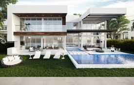 Современная вилла с задним двором, бассейном, летней кухней, зоной отдыха, террасами и гаражом, Майами-Бич, США за $5 380 000