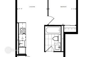 2-комнатная квартира на Дандас-стрит Восток за C$813 000