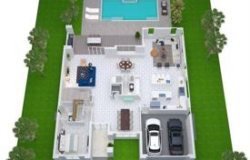 Современная вилла с задним двором, бассейном, террасой и двумя гаражами, Форт-Лодердейл, США за $2 400 000
