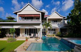 Современная роскошная частная дизайнерская вилла на 5 спален на берегу океана на о. Иден, Сейшелы за 3 266 000 €