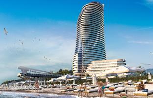 Квартира-студия в новостройке 40 м² в Батуми за $110 000