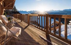 Эксклюзивное шале с бассейном и сауной, Кран-Монтана, Швейцария. Цена по запросу