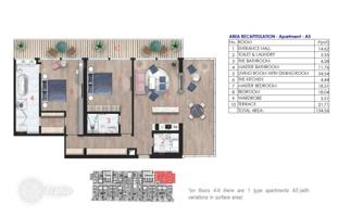 2-комнатная квартира 135 м² в городе Будва за 1 435 000 €