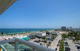 Комфортабельные апартаменты с видом на океан в резиденции на первой линии от пляжа, Форт Лодердейл, Флорида, США за $1 130 000