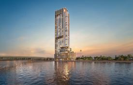 Новая высотная резиденция на берегу канала One River Point с бассейнами рядом с Бурдж Халифа, Business Bay, Дубай, ОАЭ за От $768 000
