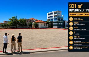 Земельный участок 931 м² в Пафосе за 1 195 000 €