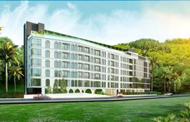 Новые апартаменты с балконом и видом на горы в жилом комплексе с ботаническим садом, бассейном и парковкой, Пхукет, Тайланд за $105 000