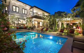 Дизайнерская вилла с частным садом, бассейном, парковкой, верандой и видом на океан, Самуи, Тайланд за $721 000