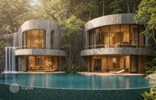 Уникальная вилла с водопадом и бассейном в Бантай, Самуи, Таиланд за $674 000