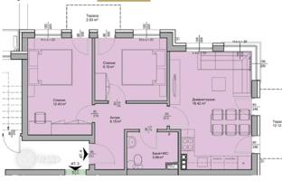3-комнатная квартира 81 м² в Черноморце за 112 000 €