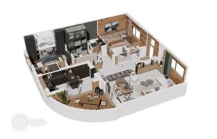 4-комнатная квартира в новостройке 116 м² в Шамони за 1 280 000 €