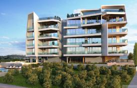 Просторные апартаменты с террасой и видом на море в новом строящемся доме с бассейном, Гермасогея, Кипр за 593 000 €