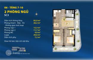 2-комнатная квартира 83 м² в Дананге за $215 000