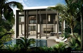 Современная вилла с задним двором, бассейном, зоной отдыха, террасой и гаражом, Майами-Бич, США за $5 500 000
