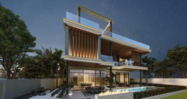 Новый комплекс Harrisoni Villas La Mer с бассейном и панорамными видами рядом с Бурдж Халифа, La Mer, Дубай, ОАЭ