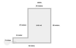 Земельный участок 1 142 м² в Загребе за 340 000 €