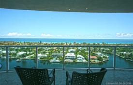 Меблированная квартира с видом на океан в резиденции на первой линии от пляжа, Авентура, Флорида, США за $2 500 000