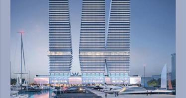 Новая резиденция W Residences с бассейном, спа-центром и прямым выходом к яхт-клубу, Dubai Harbour, Дубай, ОАЭ