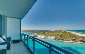 Меблированная квартира с видом на океан в резиденции на первой линии от пляжа, Бал Харбор, Флорида, США за $967 000